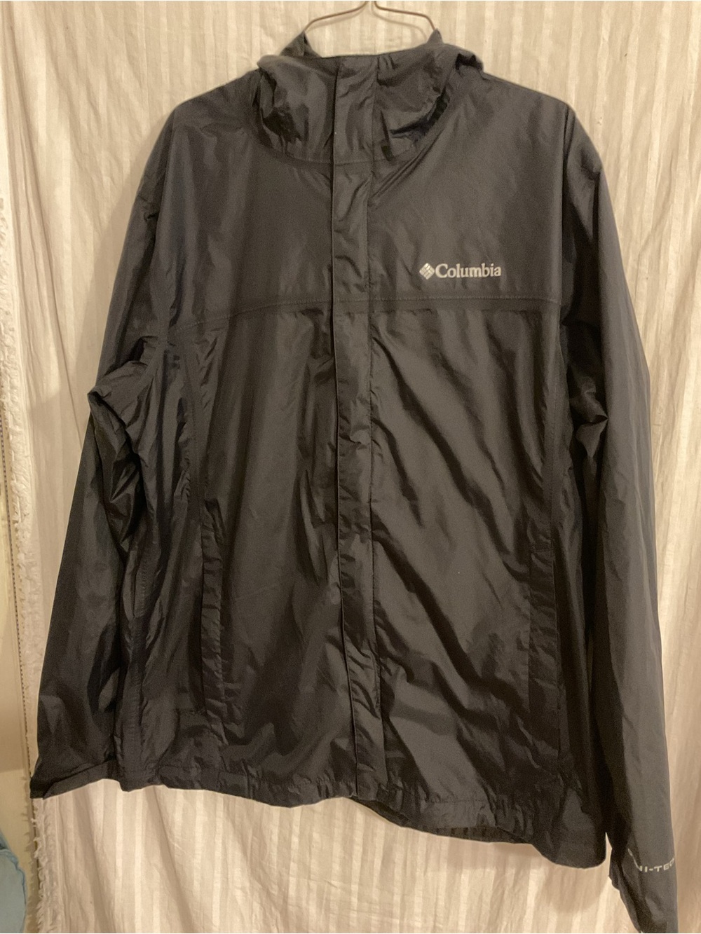 Columbia Watertight ll Men's Black Waterproof Hooded Jacket Sz. L.